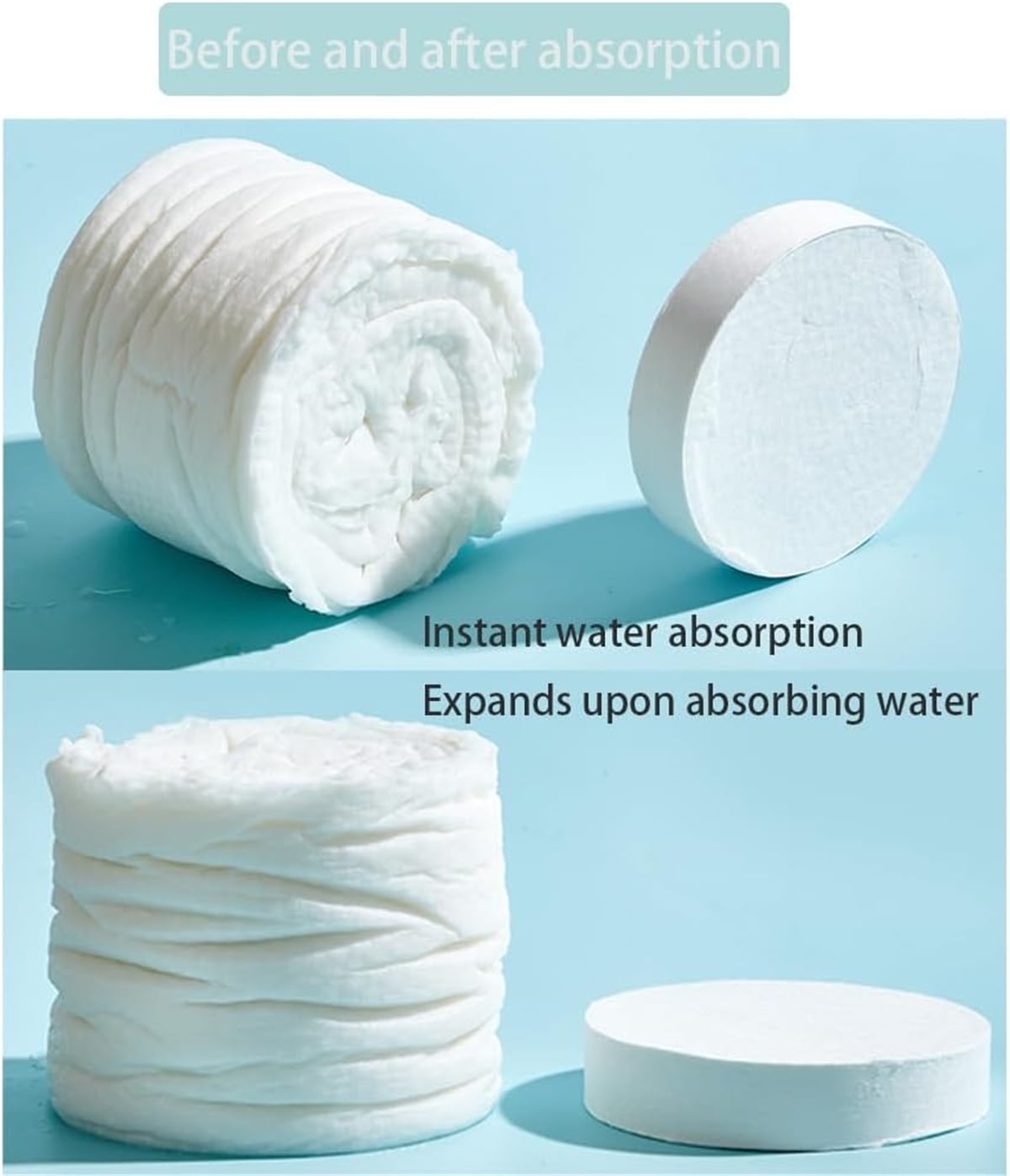 QZS Thicker Compressed Towel Tablets,Disposable Compressed Bath Towel,Portable Compressed Coin Tissue for V1189-WXFWAL-20260319-00585