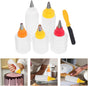 Tutuviw 6Pcs Cookie Decorating Squeeze Bottles for Icing,Icing Bottles with Stainless Steel Piping V1189-WXFWAL-20260319-00593