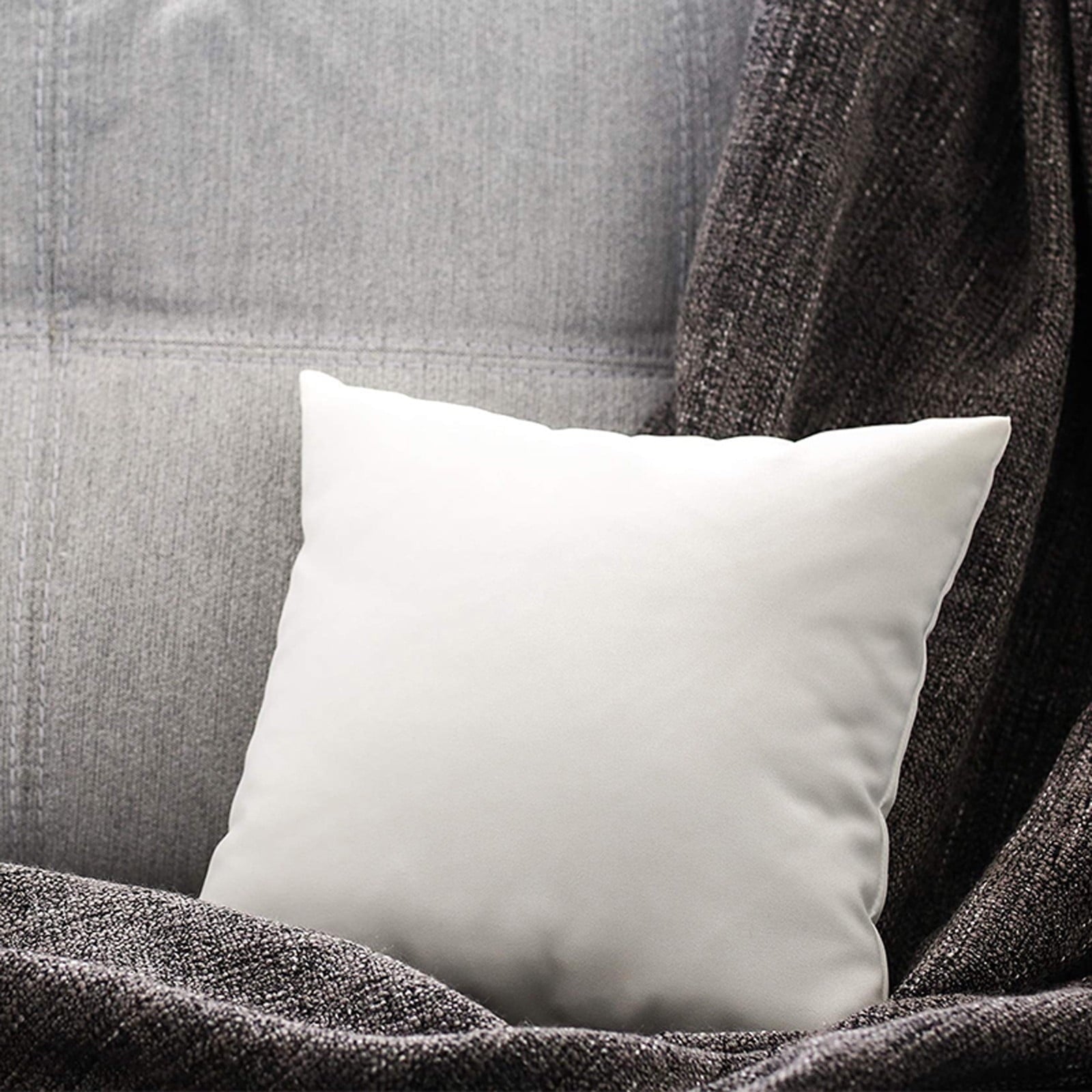 Pillow Insert, Hypoallergenic Square Form Sham Stuffer, Standard White Non-woven Cloth, Sofa Decorative, Euro V1189-WXFWAL-20260319-00600