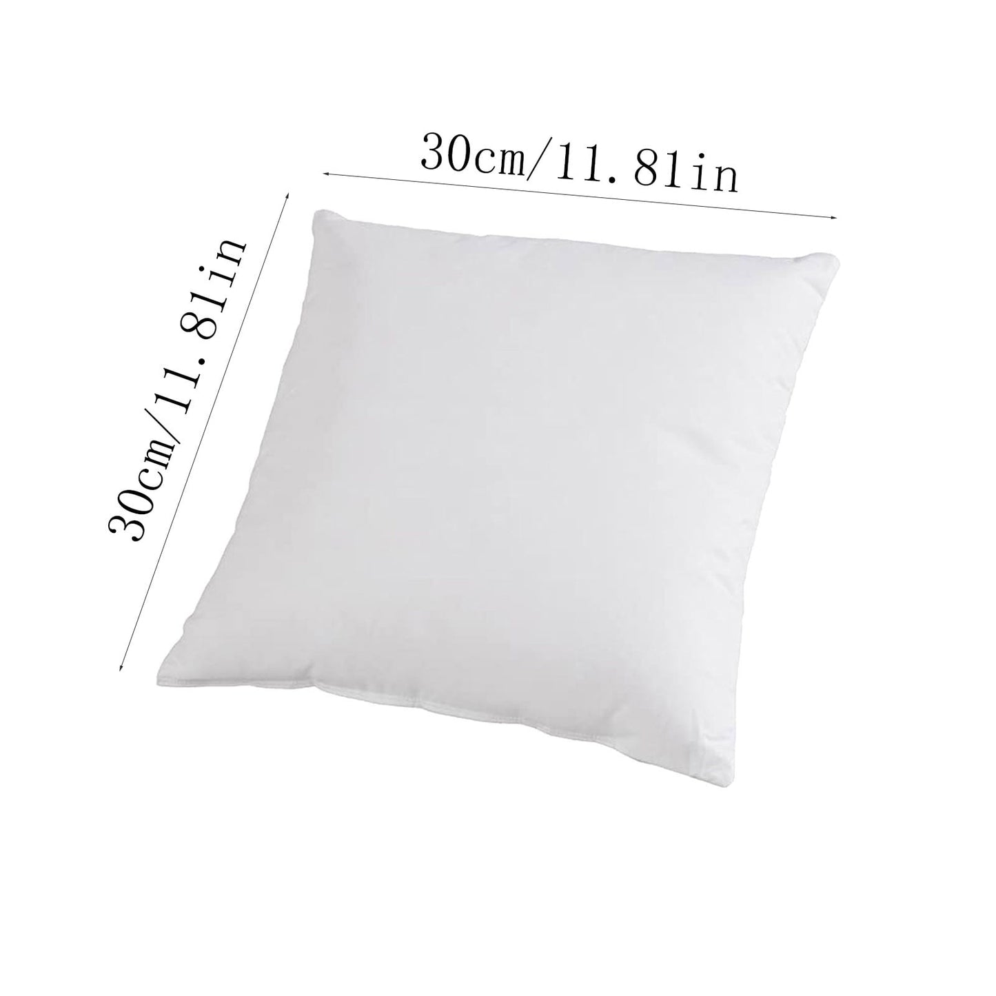 Pillow Insert, Hypoallergenic Square Form Sham Stuffer, Standard White Non-woven Cloth, Sofa Decorative, Euro V1189-WXFWAL-20260319-00601