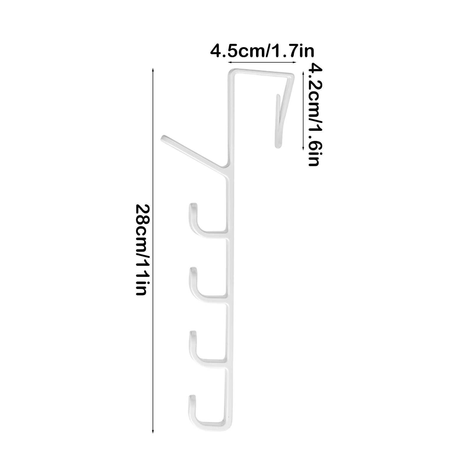 5 Layers Over the Door Hook, Hanging Clothes Rack, Organizer Rack, Hanger Backpack Handbag Door Hook, Hat V1189-WXFWAL-20260319-00612
