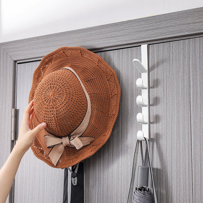 5 Layers Over the Door Hook, Hanging Clothes Rack, Organizer Rack, Hanger Backpack Handbag Door Hook, Hat V1189-WXFWAL-20260319-00612