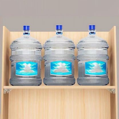 Adhesive Shelf Bracket, No-Drill Shelf Support Hooks, Clear Plastic Adhesive Wall-Mounted Bracket for Closet V1189-WXFWAL-20260319-00618