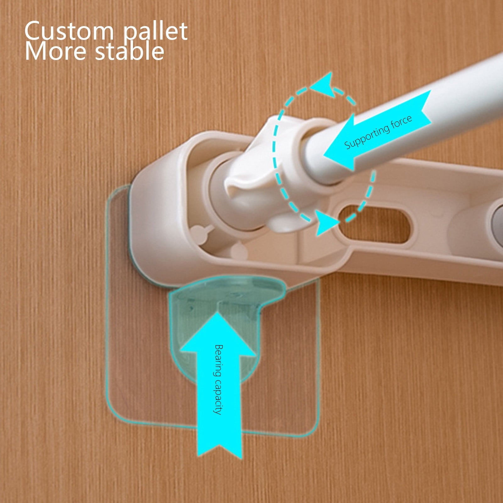 Expandable Closet Tension Shelf, Adjustable Closet Shelf Rod Organizer, No Drill Space Saving Wardrobe V1189-WXFWAL-20260319-00633