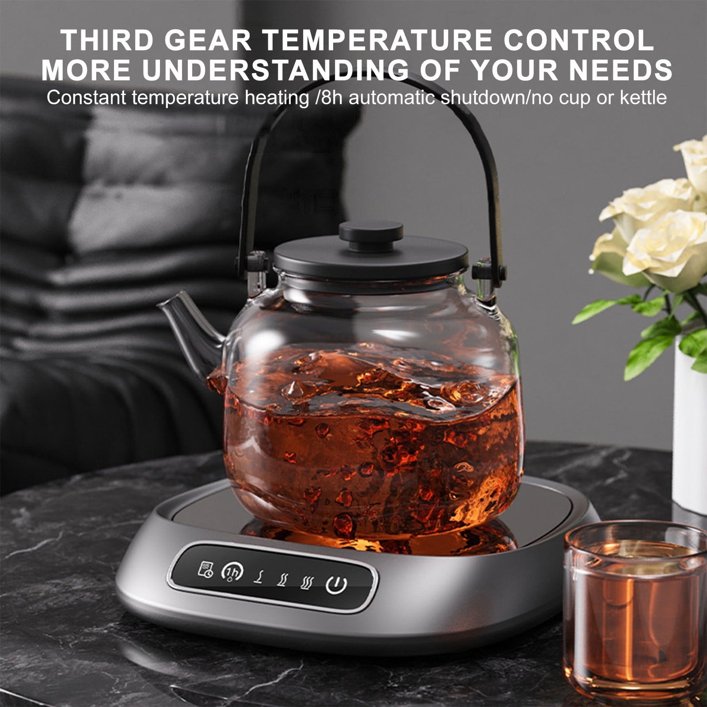 Coffee Mug Warmer, Mug Warmer for Office Desk, Electric Coffee Cup Warmer for Desk with 3-Temp Settings, V1189-WXFWAL-20260319-00645