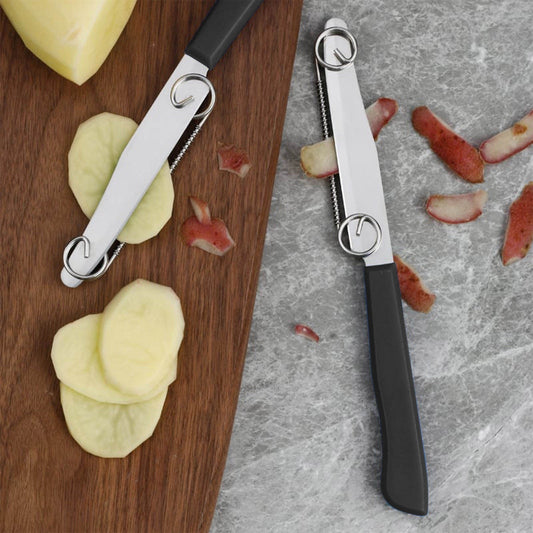 Quick Slicing Knife, Magic Fruit Vegetable Peeler Peeling Slicing Knife, Multifunctional Stainless Steel V1189-WXFWAL-20260319-00648