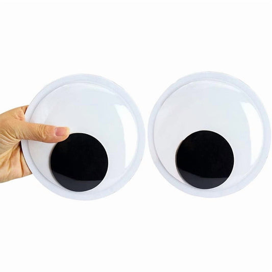 Giant Wiggle Eyes with Self Adhesive, Black White Eyes for DIY Crafts, Christmas Tree Decoration, Eyes Self V1189-WXFWAL-20260319-00661