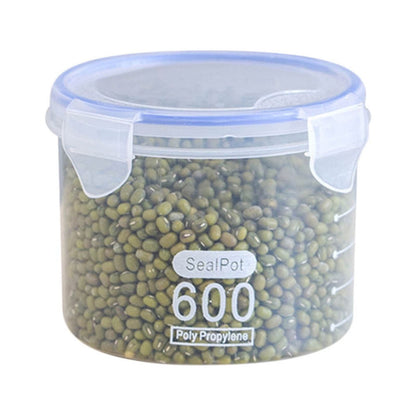 Clear Sealed Food Containers, 800ml Plastic Stackable Leakproof Storage Jar with Locking Lid, Kitchen Gadget V1189-WXFWAL-20260319-00664