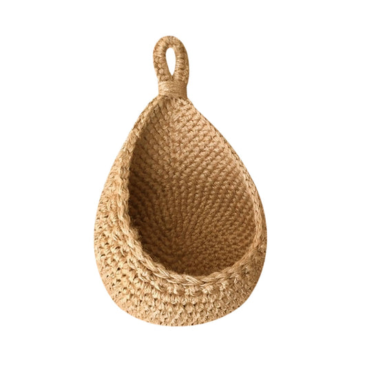 Hanging Wall Basket, Teardrop Hanging Baskets with Hanging Ring for Home Indoor Decoration, Hanging Plant Pot V1189-WXFWAL-20260319-00680