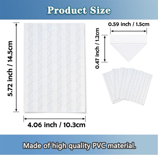 Tutuviw 408 Pcs Clear Photo Corners Stickers Self-Adhesive Photo Corners Lens Photo Corner Sticker for DIY V1189-WXFWAL-20260319-00688