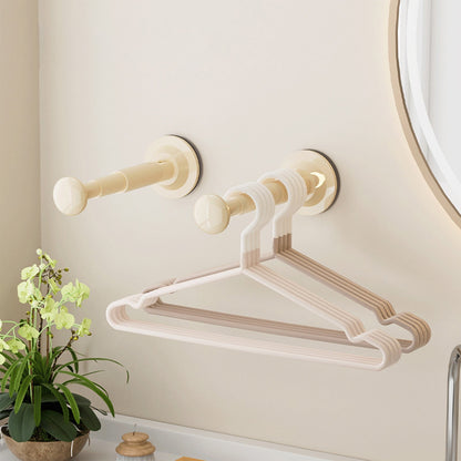2PCS Retractable Clothes Hanger Storage Rack, Extendable Clothes Hanger with Suction Cup, Space Saving V1189-WXFWAL-20260319-00695