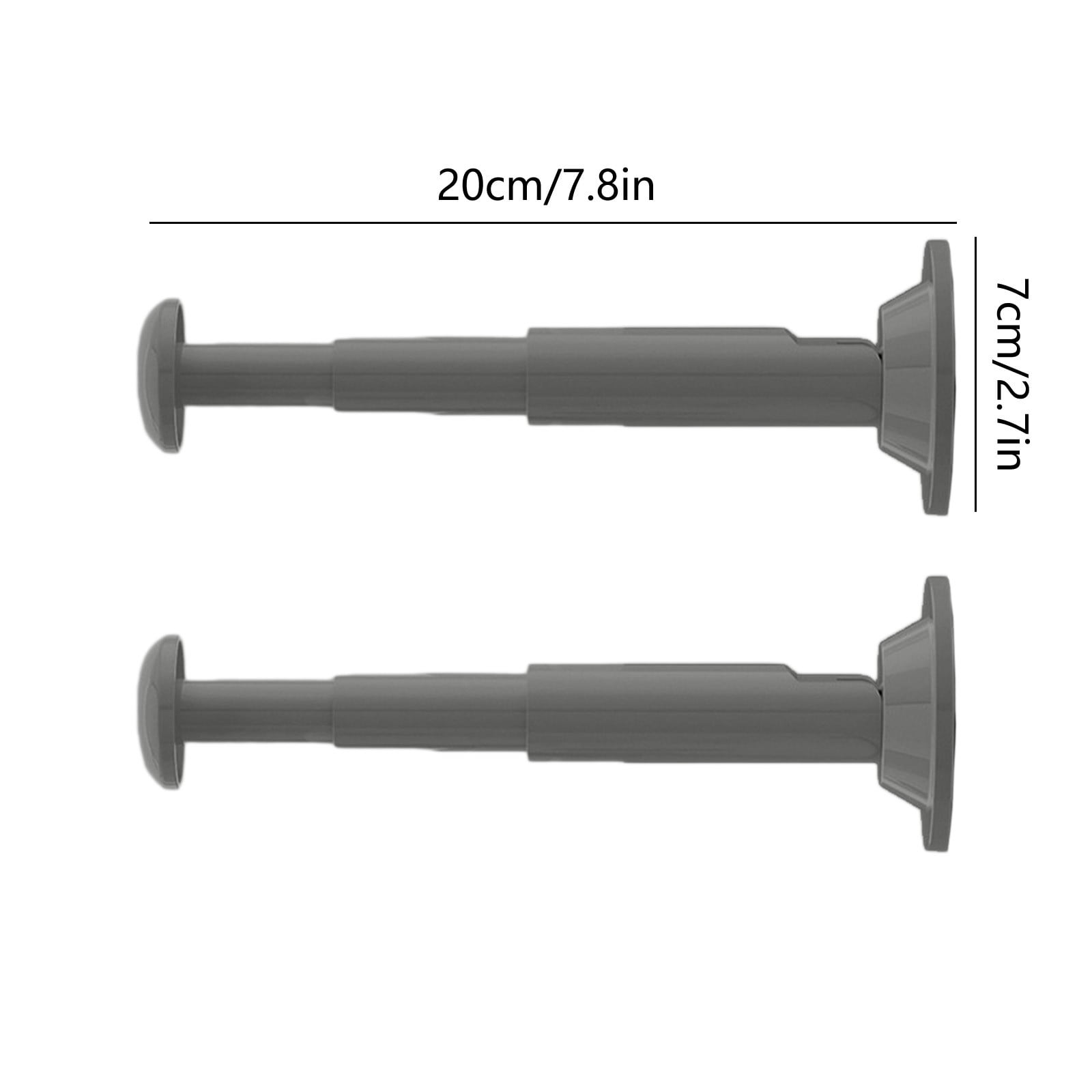 2PCS Retractable Clothes Hanger Storage Rack, Extendable Clothes Hanger with Suction Cup, Space Saving V1189-WXFWAL-20260319-00696