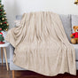 Christmas Solid Color Blanket, 59x39" Soft Warm Throw Blanket, Light-weight Plush Throw Blanket for Bed Sofa V1189-WXFWAL-20260319-00705