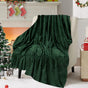Christmas Solid Color Blanket, 59x39" Soft Warm Throw Blanket, Light-weight Plush Throw Blanket for Bed Sofa V1189-WXFWAL-20260319-00708