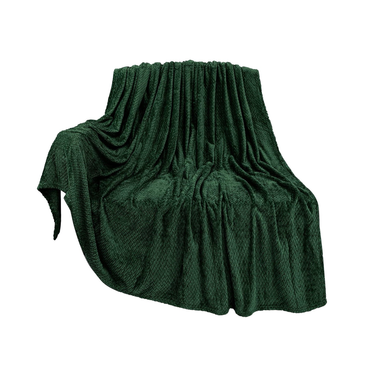 Christmas Solid Color Blanket, 59x39" Soft Warm Throw Blanket, Light-weight Plush Throw Blanket for Bed Sofa V1189-WXFWAL-20260319-00708