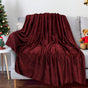 Christmas Solid Color Blanket, 59x39" Soft Warm Throw Blanket, Light-weight Plush Throw Blanket for Bed Sofa V1189-WXFWAL-20260319-00710