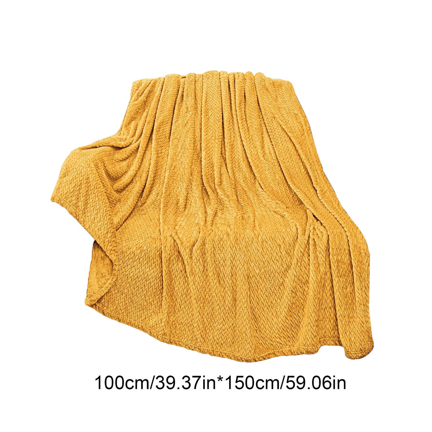 Christmas Solid Color Blanket, 59x39" Soft Warm Throw Blanket, Light-weight Plush Throw Blanket for Bed Sofa V1189-WXFWAL-20260319-00711