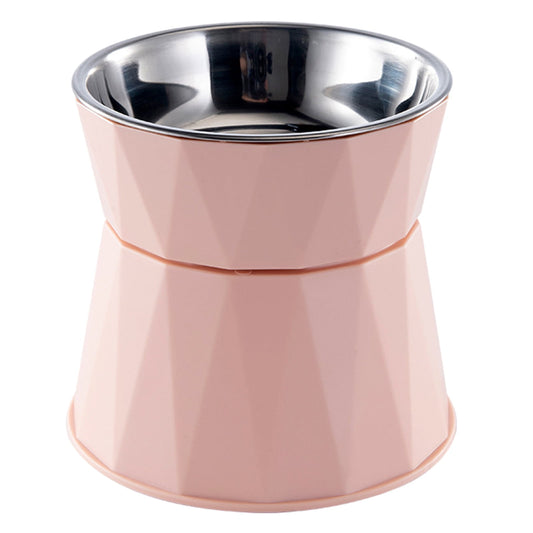 Dog Bowl Raised Cat Food Water Bowls with Detachable Elevated Stand Pet Stainless Steel Feeder Bowl No-Spill V1189-WXFWAL-20260319-00715