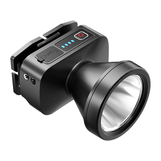 Rechargeable LED Headlamp, LED Spotlight Flashlight Outdoor, Long Lasting Large Waterproof Spot Light, V1189-WXFWAL-20260319-00720