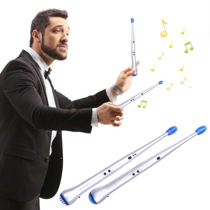 1 Pair Electronic Drumsticks, Adjustable Sensitivity Intelligent Electric Light Up Drumsticks, Electronic Air V1189-WXFWAL-20260319-00734