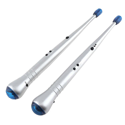 1 Pair Electronic Drumsticks, Adjustable Sensitivity Intelligent Electric Light Up Drumsticks, Electronic Air V1189-WXFWAL-20260319-00734