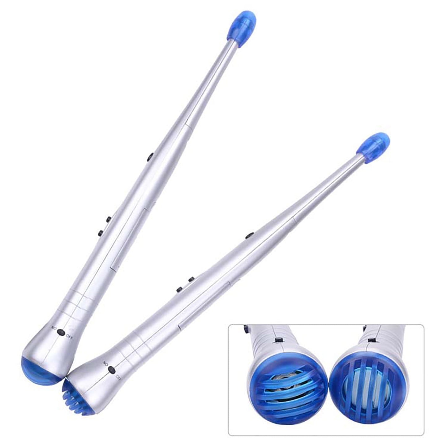 1 Pair Electronic Drumsticks, Adjustable Sensitivity Intelligent Electric Light Up Drumsticks, Electronic Air V1189-WXFWAL-20260319-00734