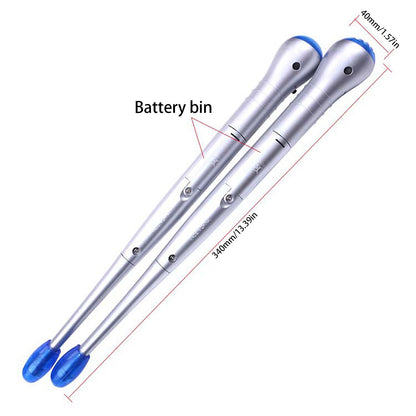 1 Pair Electronic Drumsticks, Adjustable Sensitivity Intelligent Electric Light Up Drumsticks, Electronic Air V1189-WXFWAL-20260319-00734
