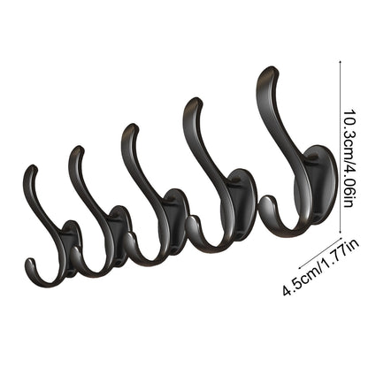 Wall Mounted Coat Hooks, 5 Pack Heavy Duty Hardware Robe Hooks, Decorative for Single Hanging Coats Towel V1189-WXFWAL-20260319-00740