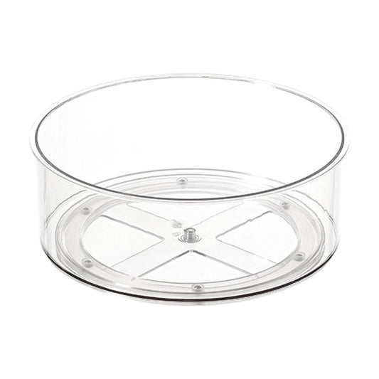 Lazy Turntable for Cabinet, Lazy Organizer with High Sides, Countertop Spinning Organizer for Spices, Clear V1189-WXFWAL-20260319-00751