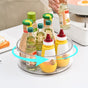 Lazy Turntable for Cabinet, Lazy Organizer with High Sides, Countertop Spinning Organizer for Spices, Clear V1189-WXFWAL-20260319-00752