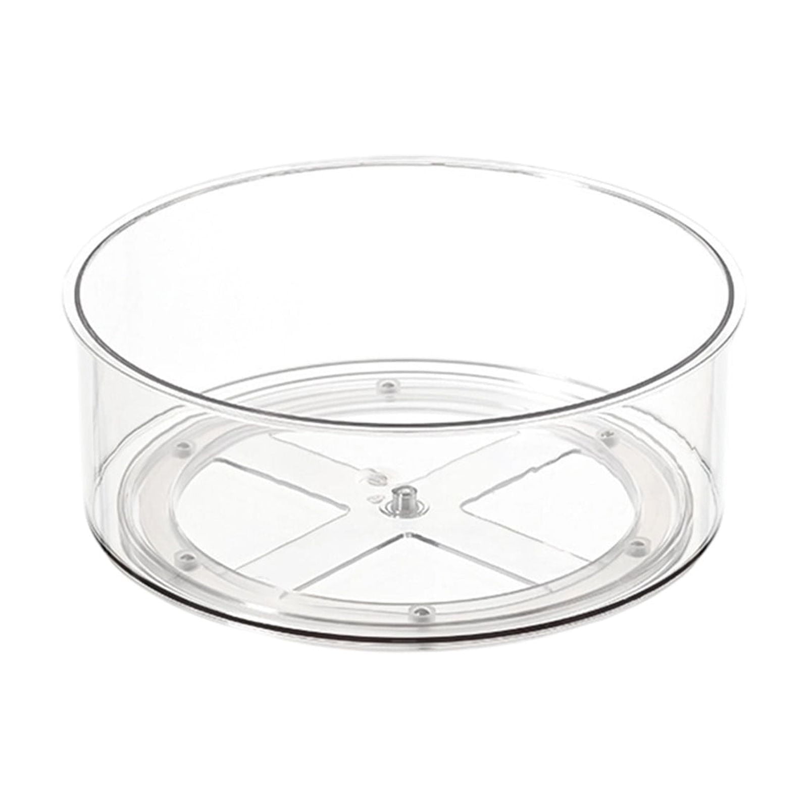 Lazy Turntable for Cabinet, Lazy Organizer with High Sides, Countertop Spinning Organizer for Spices, Clear V1189-WXFWAL-20260319-00752