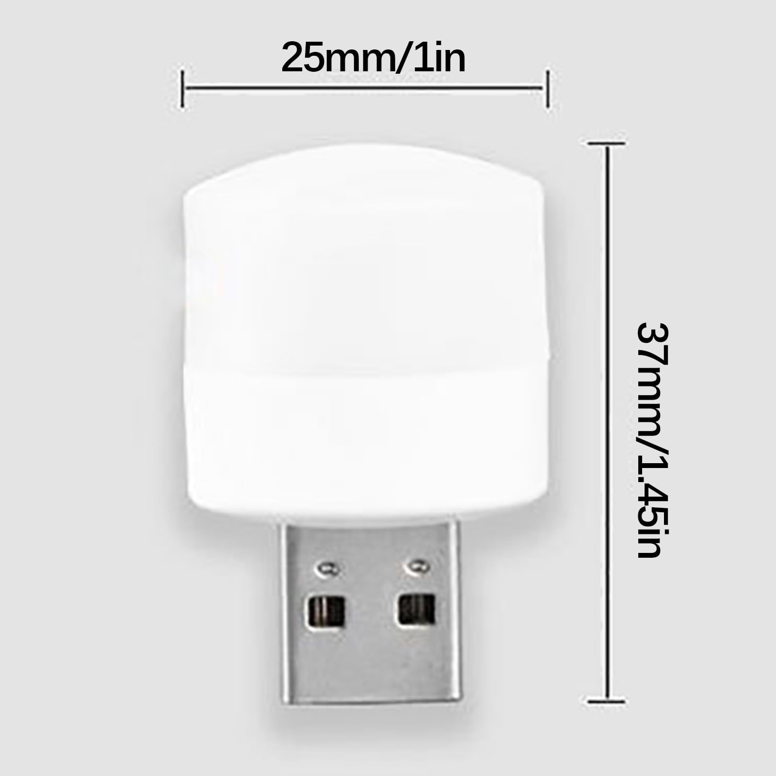 USB Night Light, LED Mini Light Bulb, Plug in Night Light, Small Bedside Night Lights, USB Light Bulb for V1189-WXFWAL-20260319-00761