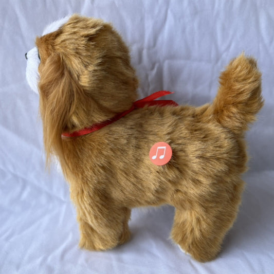 Simulation Dog Toy, Lifelike Stuffed Interactive Pet Toy, Stuffed Animals Electronic Puppy with Sound & V1189-WXFWAL-20260319-00776