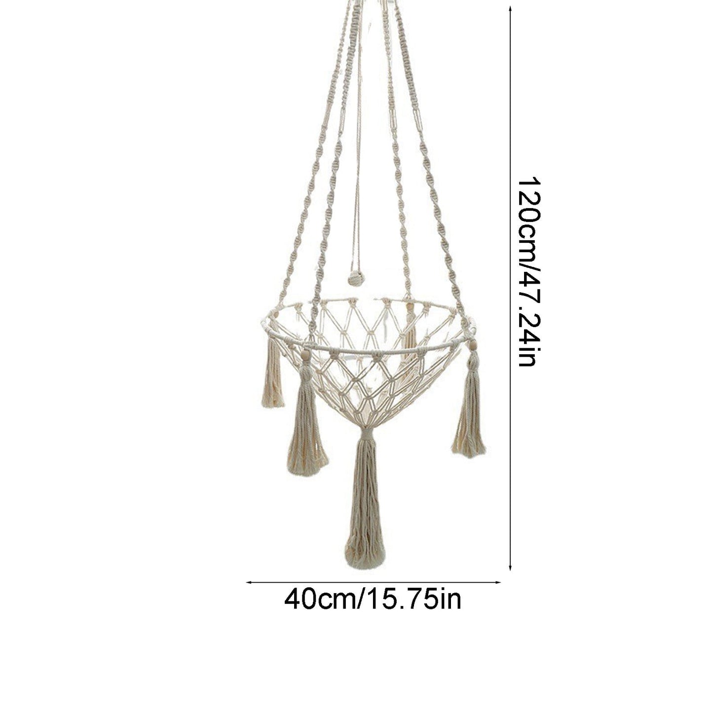 Macrame Cat Hammock, Handwoven Cats Bed, Hanging Indoor Boho Kitten Swing Beds, Hanging Cats Bed, Kitty V1189-WXFWAL-20260319-00784