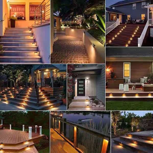 Set of 4 outdoor solar lights, waterproof LED lights for outdoor use V1189-WXFWAL-20260319-00794