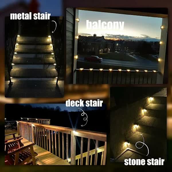 Set of 4 outdoor solar lights, waterproof LED lights for outdoor use V1189-WXFWAL-20260319-00794