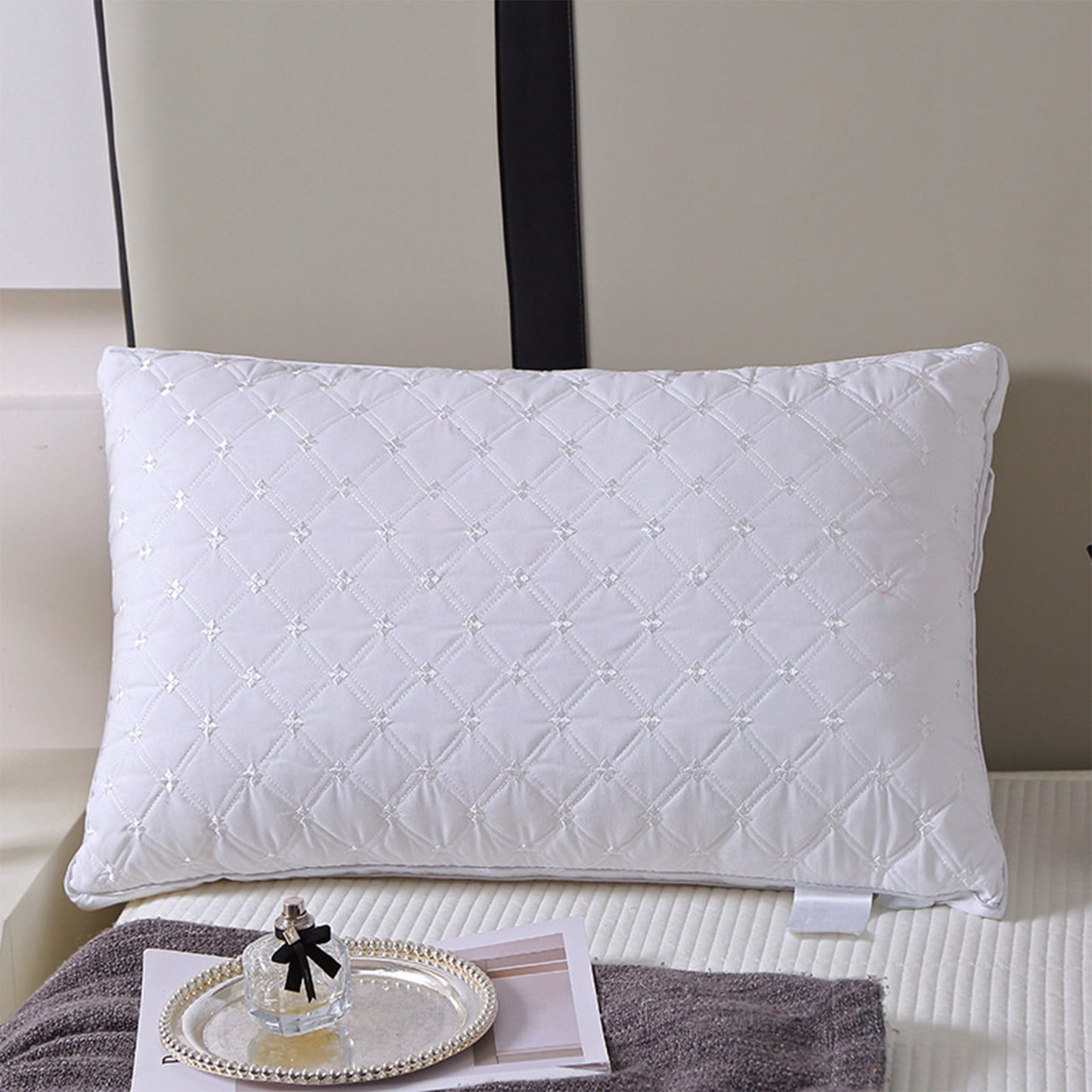 Pillows for Sleeping (1-Pack), Luxury Hotel Pillows Queen Size, Bed Pillows for Side and Back Sleeper, Hotel V1189-WXFWAL-20260319-00795