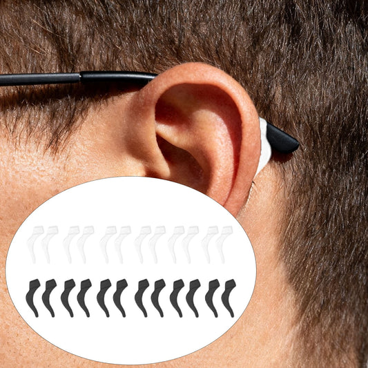 24Pcs Silicone Slip Ear Hook,Eyeglass Retainer,Anti Slip Ear Grips Hook,Comfortable and Durable Glasses V1189-WXFWAL-20260319-00803
