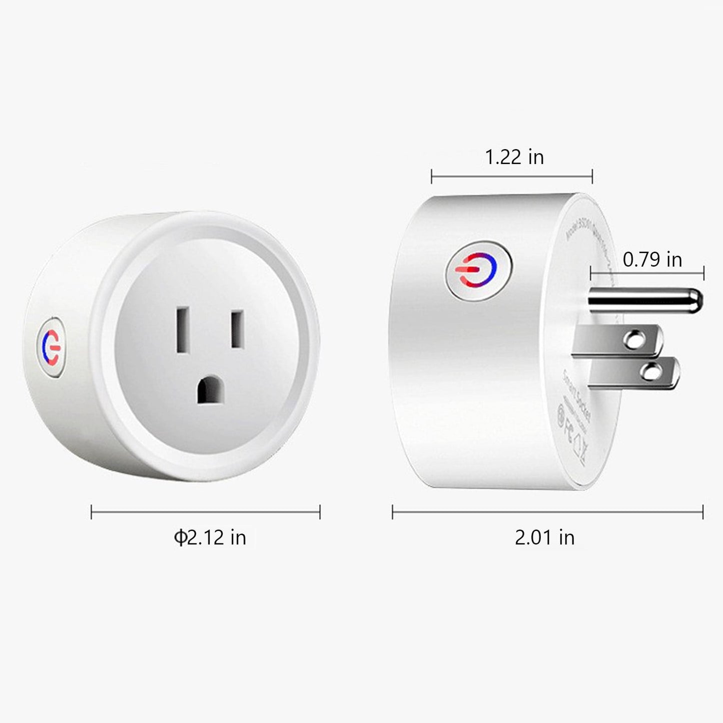 Smart Plug, WiFi Smart Plugs, Smart Outlet Timer with APP Remote Control, 2.4GHz Wi-Fi Only,Voice Control, No V1189-WXFWAL-20260319-00822