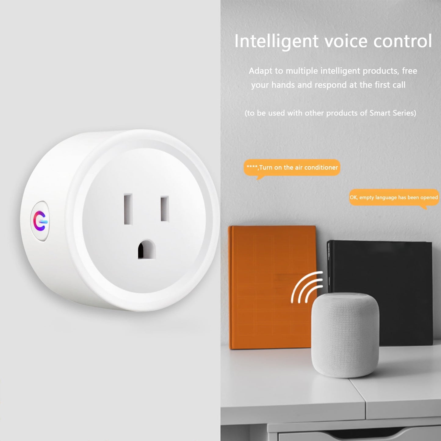 Smart Plug, WiFi Smart Plugs, Smart Outlet Timer with APP Remote Control, 2.4GHz Wi-Fi Only,Voice Control, No V1189-WXFWAL-20260319-00822