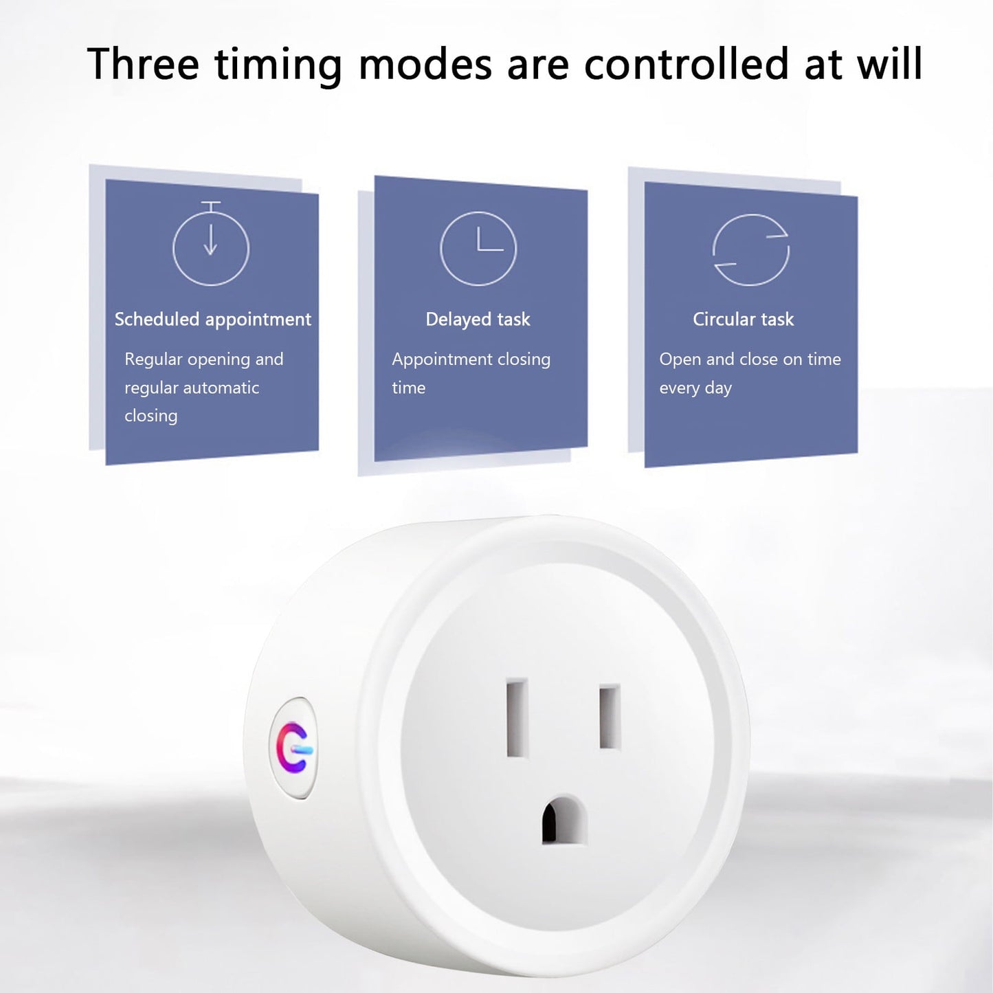 Smart Plug, WiFi Smart Plugs, Smart Outlet Timer with APP Remote Control, 2.4GHz Wi-Fi Only,Voice Control, No V1189-WXFWAL-20260319-00822