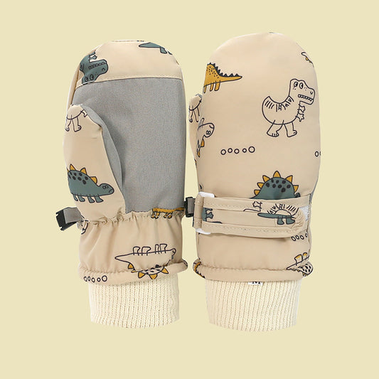 GXWEA 2T Gloves Kids Waterproof Gloves Kids Gloves Winter Gloves Thick Gloves Stretchy Warm Gloves Boys Girls V1189-WXFWAL-20260319-00851