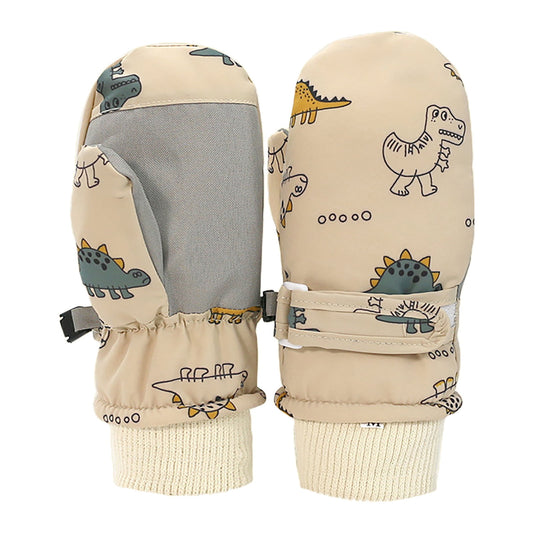 GXWEA 2T Gloves Kids Waterproof Gloves Kids Gloves Winter Gloves Thick Gloves Stretchy Warm Gloves Boys Girls V1189-WXFWAL-20260319-00852