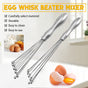 Egg Whisk,10" Stainless Steel Ball Whisk Egg Beater with Handle, Manual Mixers Whisk, Kitchen Tool for Baking V1189-WXFWAL-20260319-00887