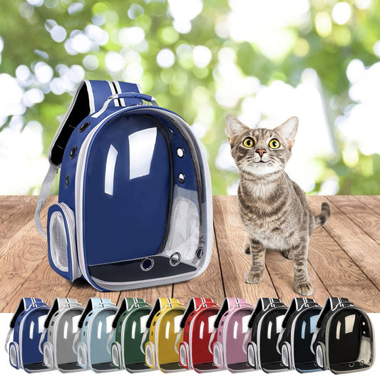 Pet Backpack Carrier, Transparent Space Capsule Pet Backpack Bag with Straps, Breathable Pet Carrier for V1189-WXFWAL-20260319-00910