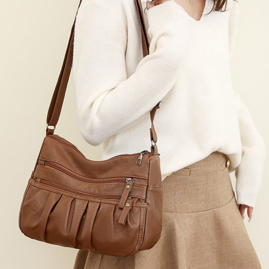 Crossbody Bags for Women, Pocketbooks Soft PU Leather Purses and Handbags, Multi Pocket Shoulder Bag, Multi V1189-WXFWAL-20260319-00914