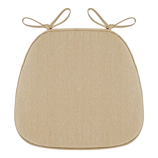 Chair Cushion with Ties for Dining Chairs, 16x17" Memories Foam Non-slip Chair Pad with Machines Washable V1189-WXFWAL-20260319-00928