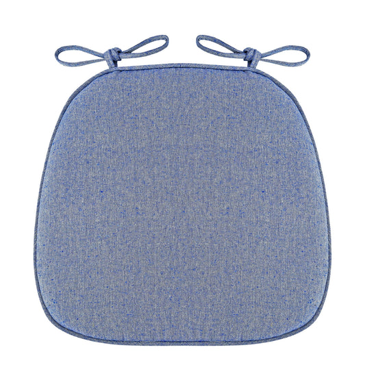 Chair Cushion with Ties for Dining Chairs, 16x17" Memories Foam Non-slip Chair Pad with Machines Washable V1189-WXFWAL-20260319-00929