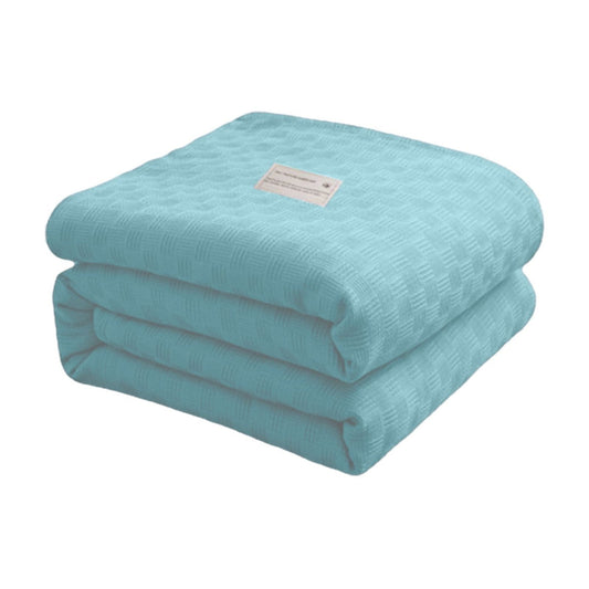 59x39" 100% Cottons Blanket, Soft and Breathable Bed Blanket, Multi-functional Bed Blanket for All Season, V1189-WXFWAL-20260319-00935