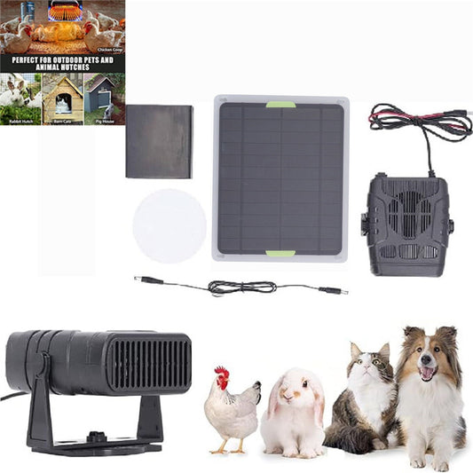 Solar Powered Heater, Winter Chicken Coop Heater, Solar Greenhouse Heater with Overheat Protection, for V1189-WXFWAL-20260319-00946